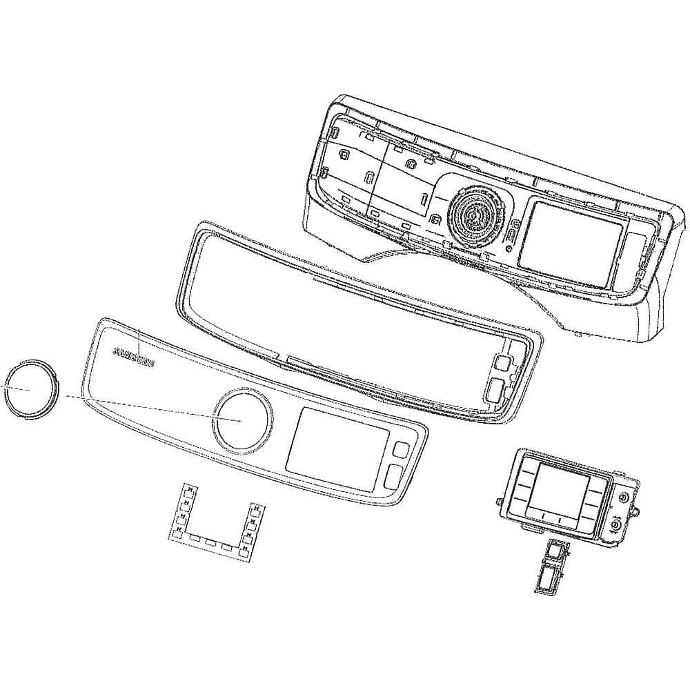 DC97-19327E ASSEMBLY S.PANEL CONTROL