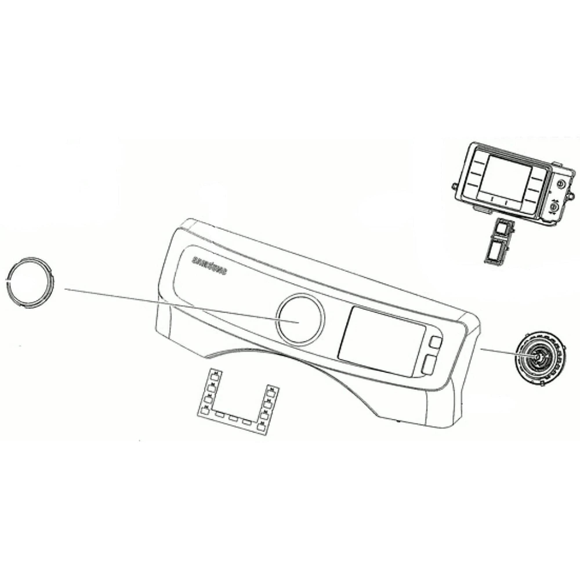 DC97-20813A S.Panel Control Assembly