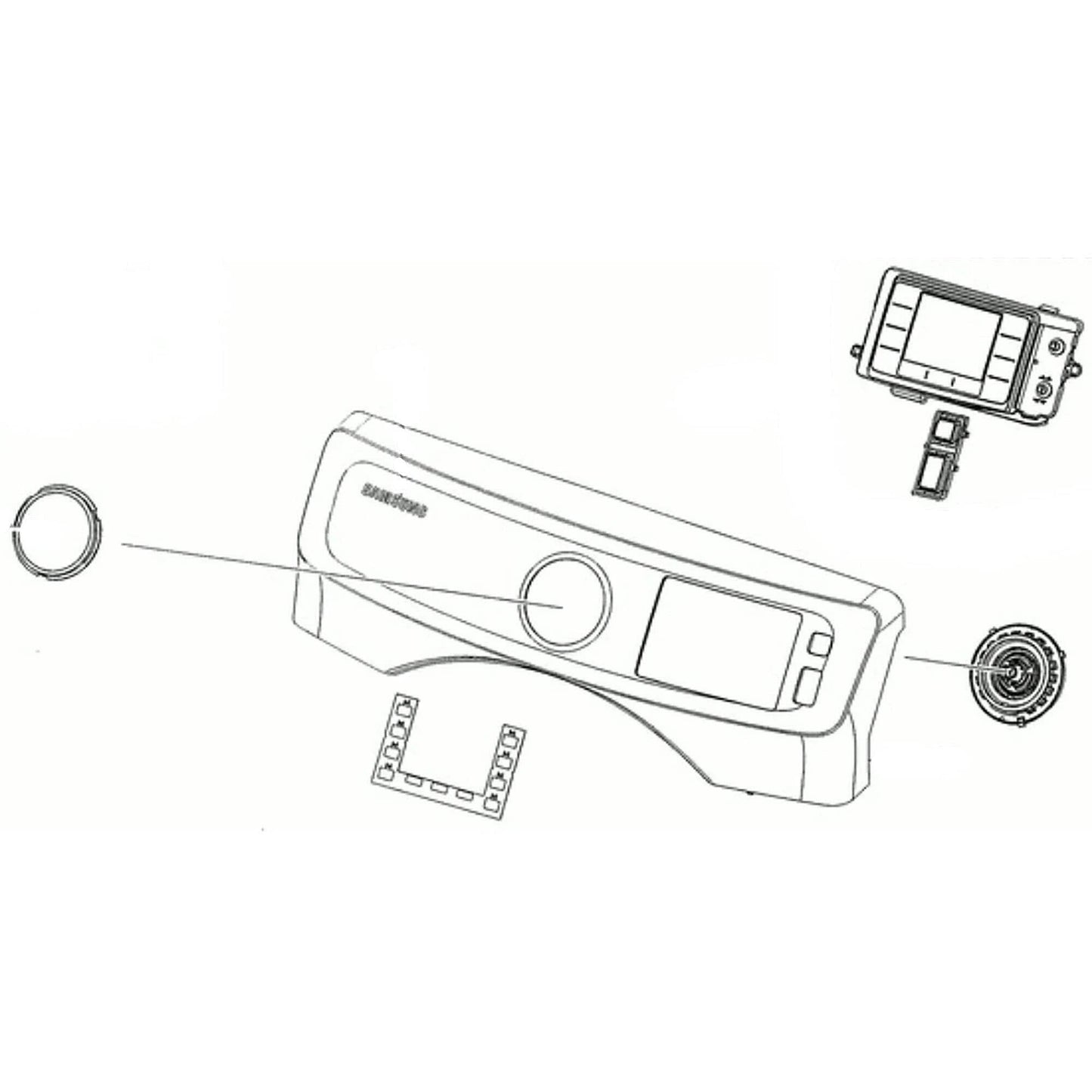 DC97-20813A S.Panel Control Assembly