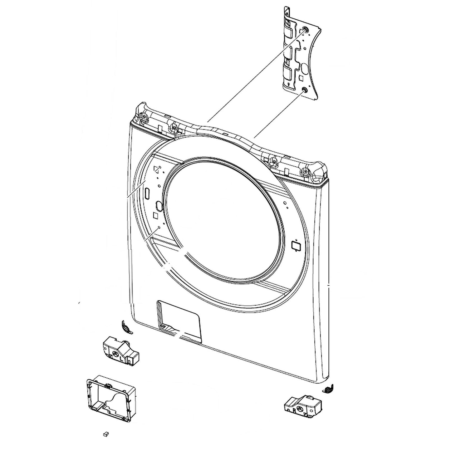 DC97-21446G Assembly Frame Front