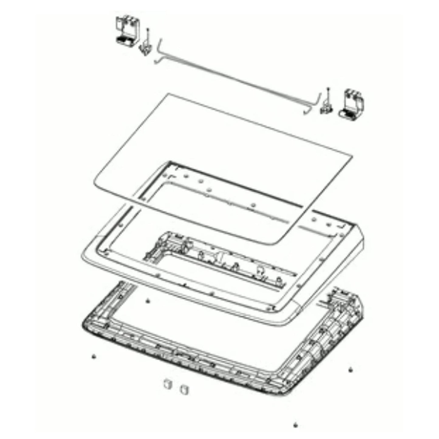 DC97-21510F ASSEMBLY LID T.C;WA7000R,WA54R