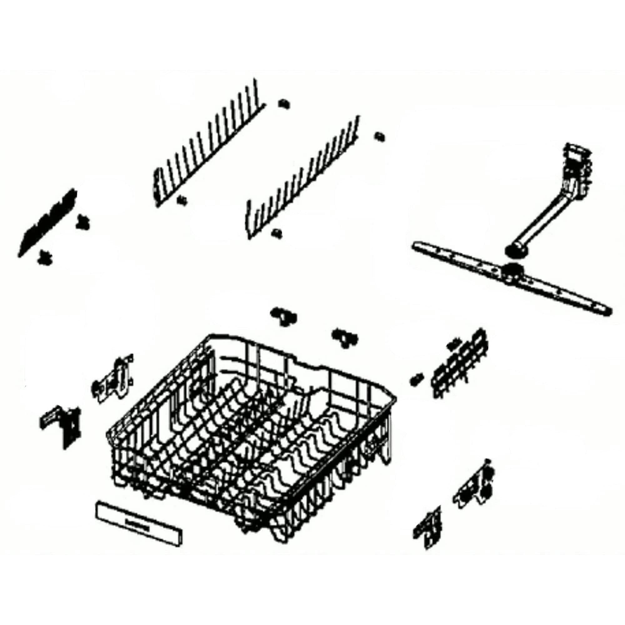 DD97-00504A ASSEMBLY BASKET MIDDLE