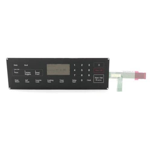 Façade du panneau de commande de la cuisinière DG34-00025A