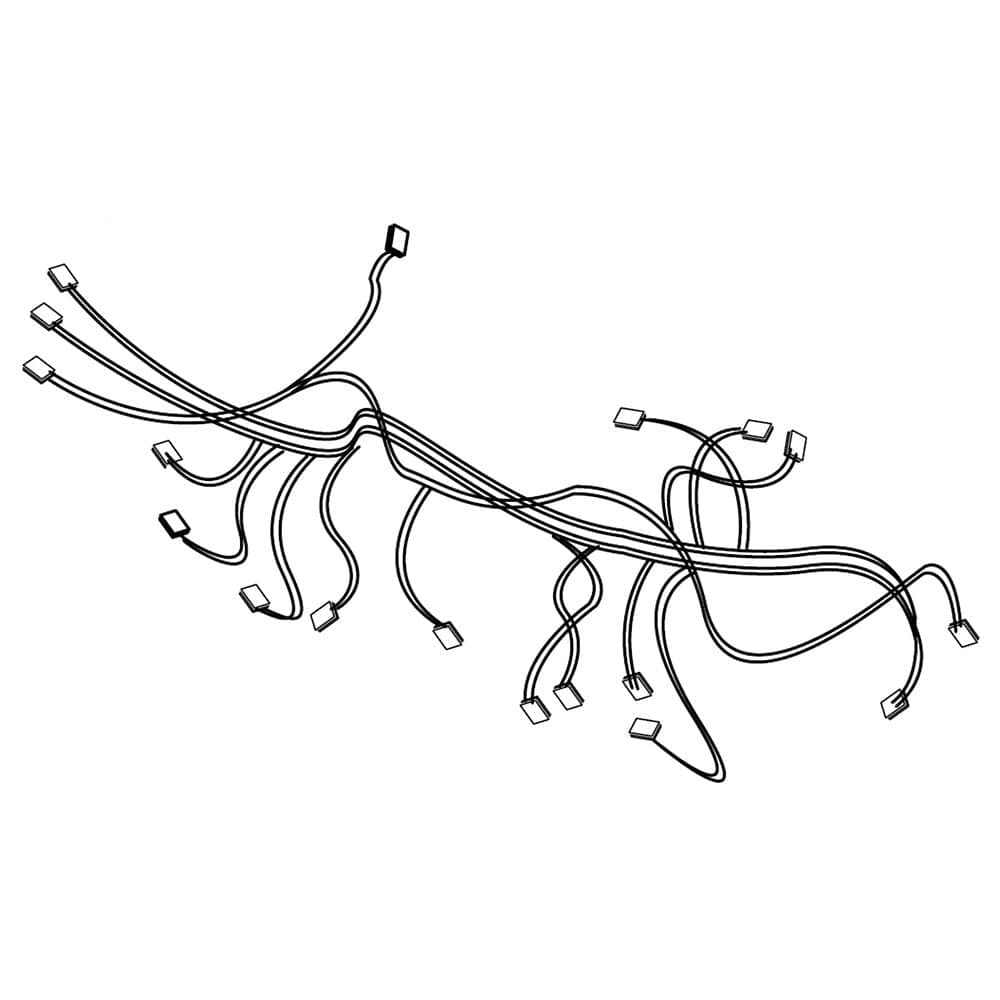 Samsung DG39-00017A Range Main Top Wire Harness