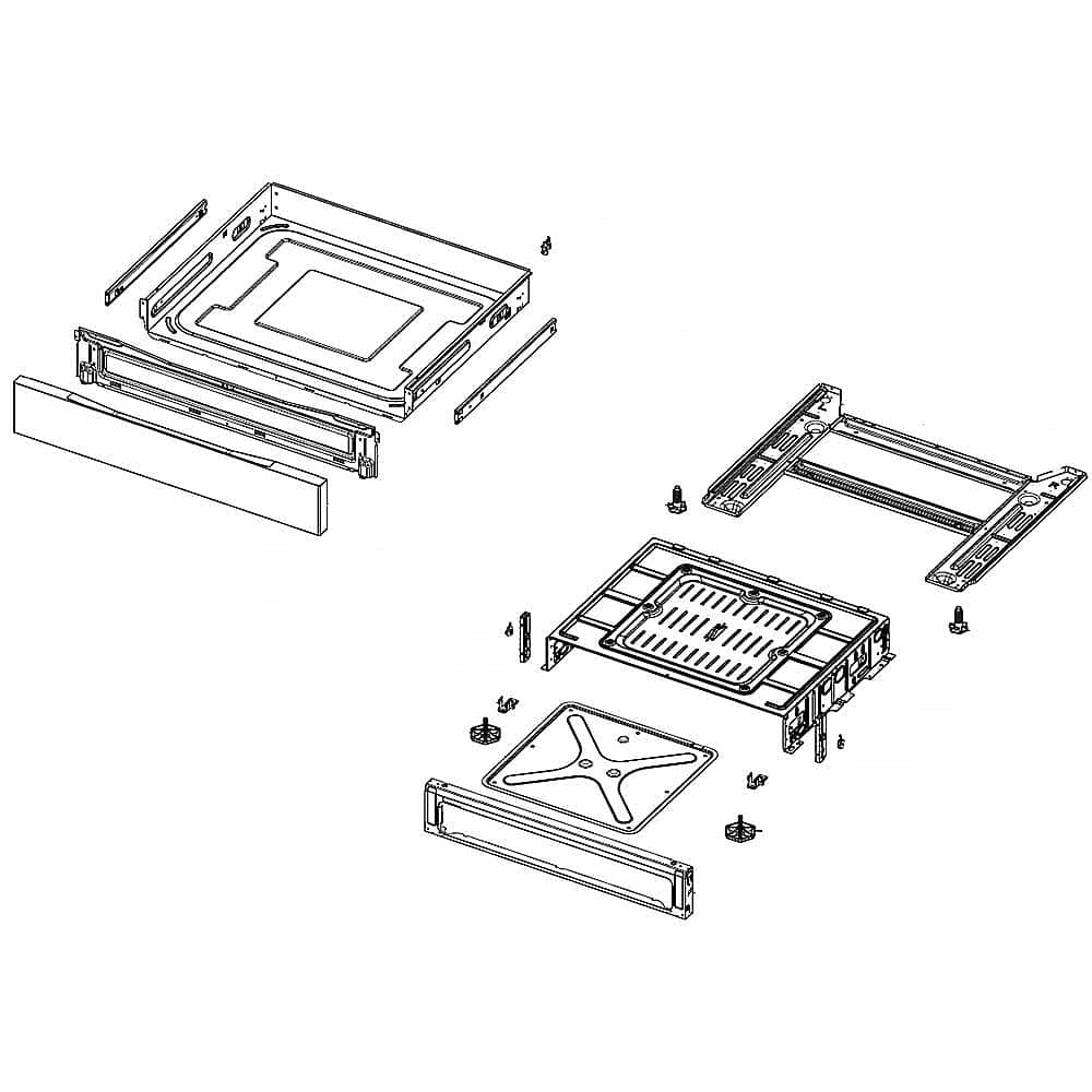 Module principal de tiroir d'assemblage Samsung DG90-01209A