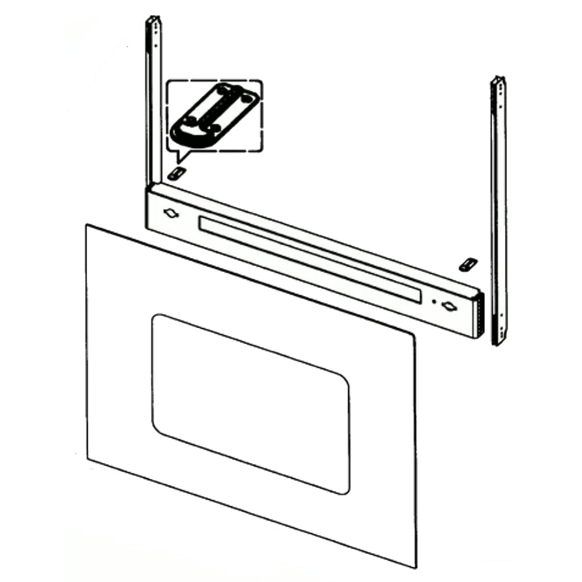 Samsung DG94-00224B ASSEMBLY DOOR SUB