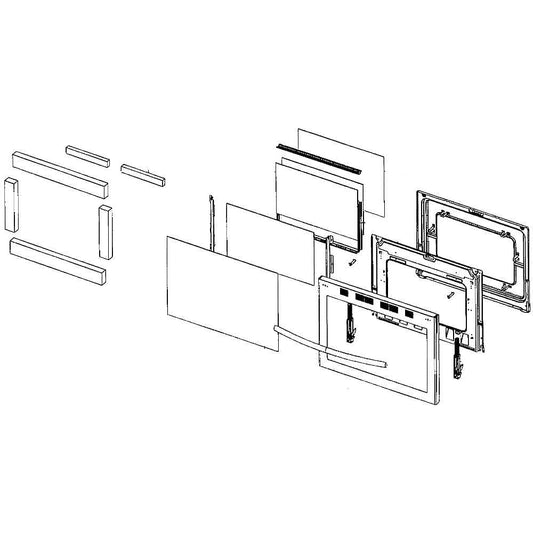 DG94-00940B PORTE D'ASSEMBLAGE