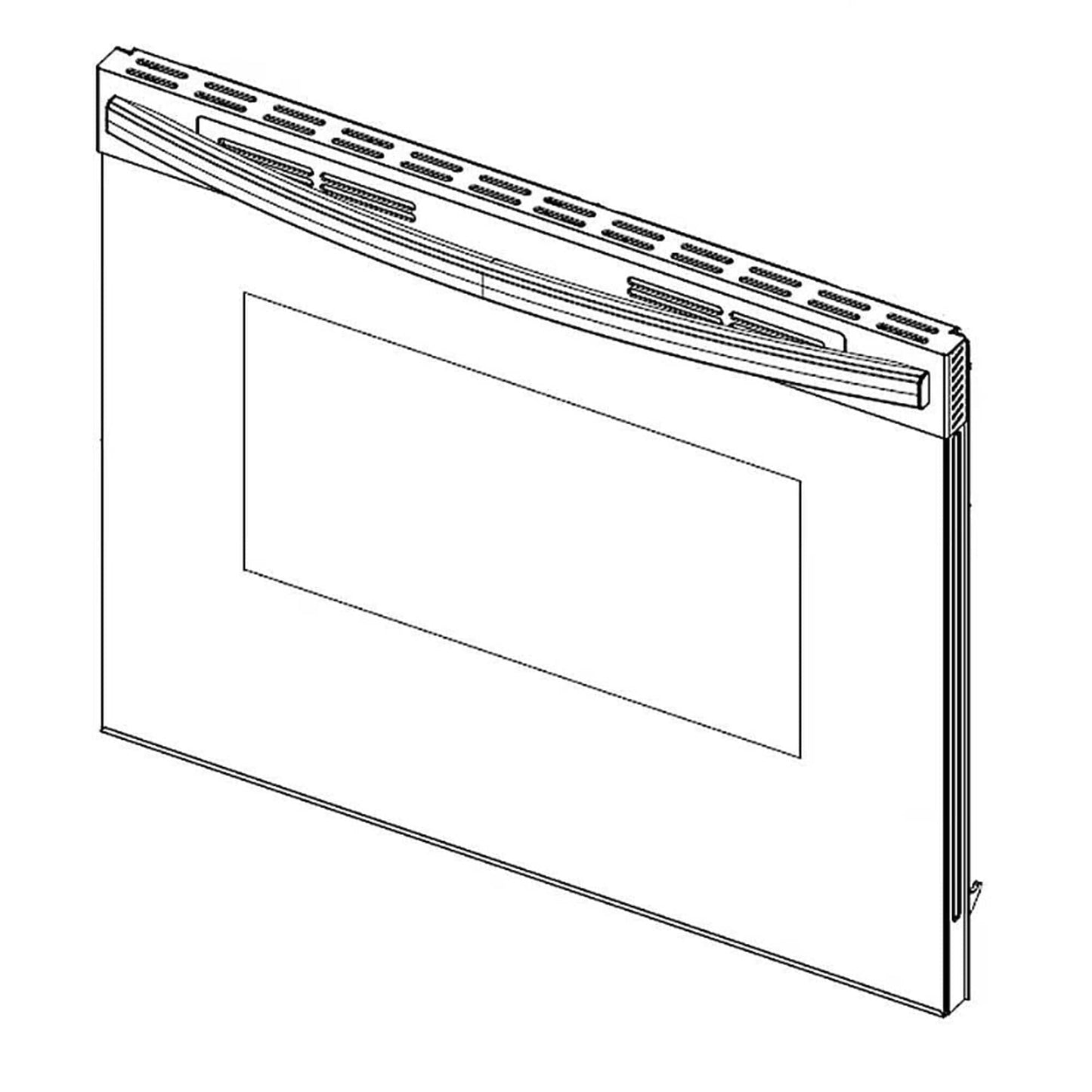 Ensemble de porte de four Samsung DG94-03596B