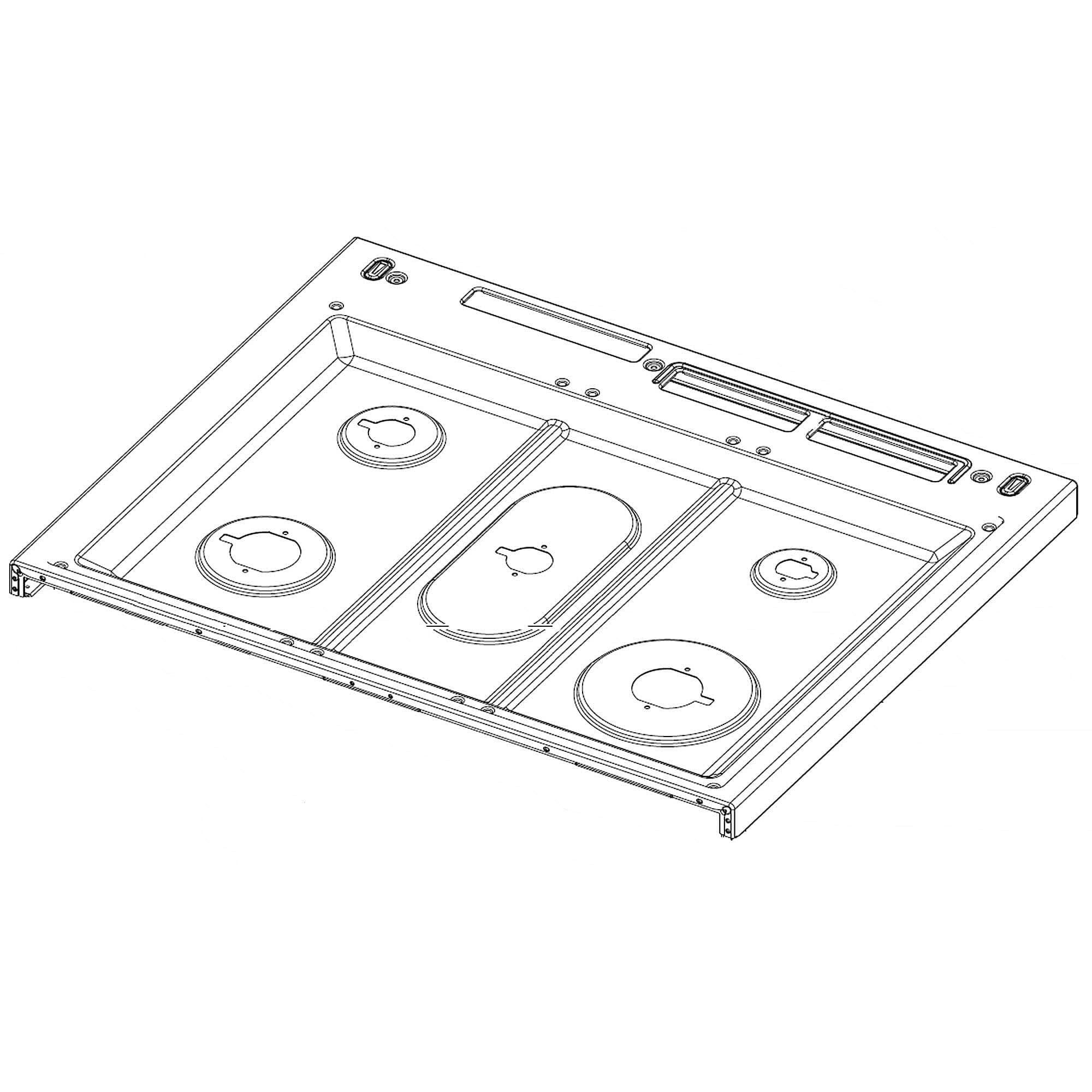 DG94-03627A Assy Cooktop Frame;Nx63T8***N