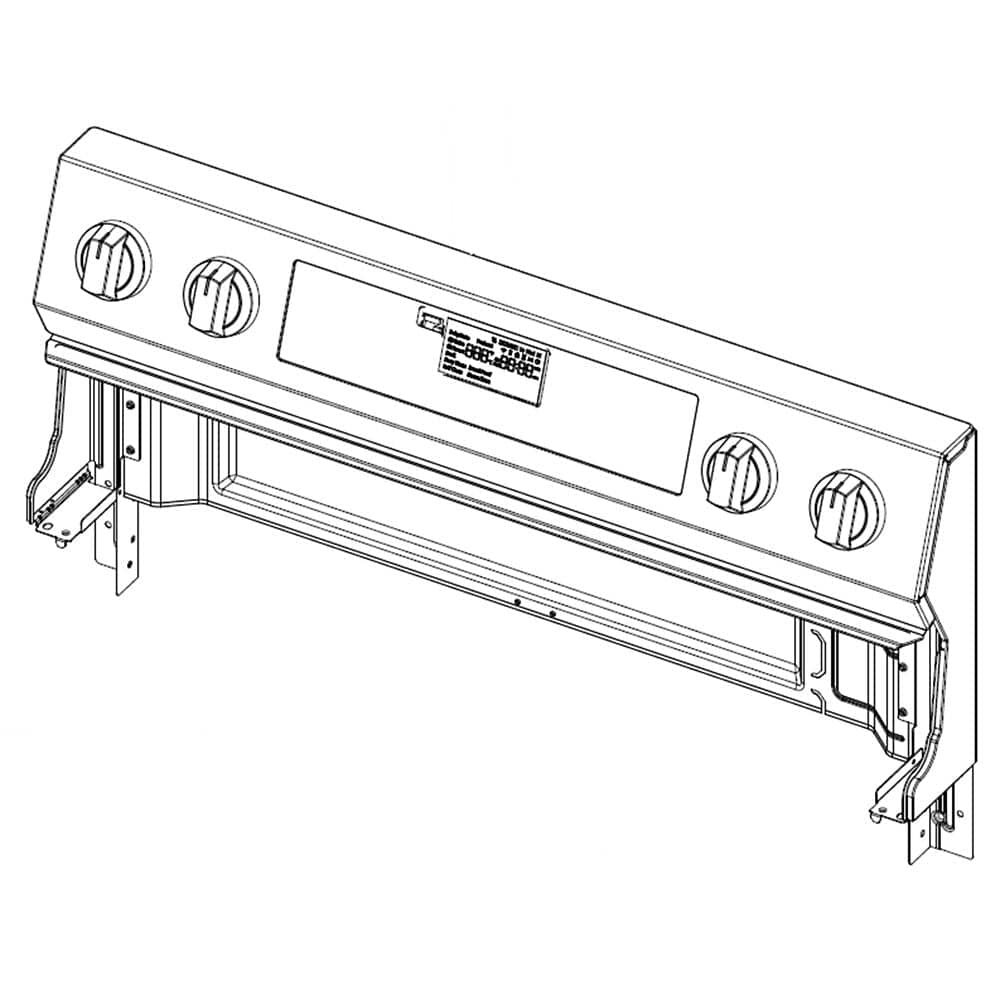 Samsung DG94-03952H Range Control Panel Assembly