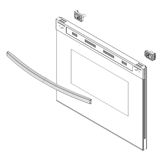 Panneau extérieur de porte de four Samsung DG94-04079A