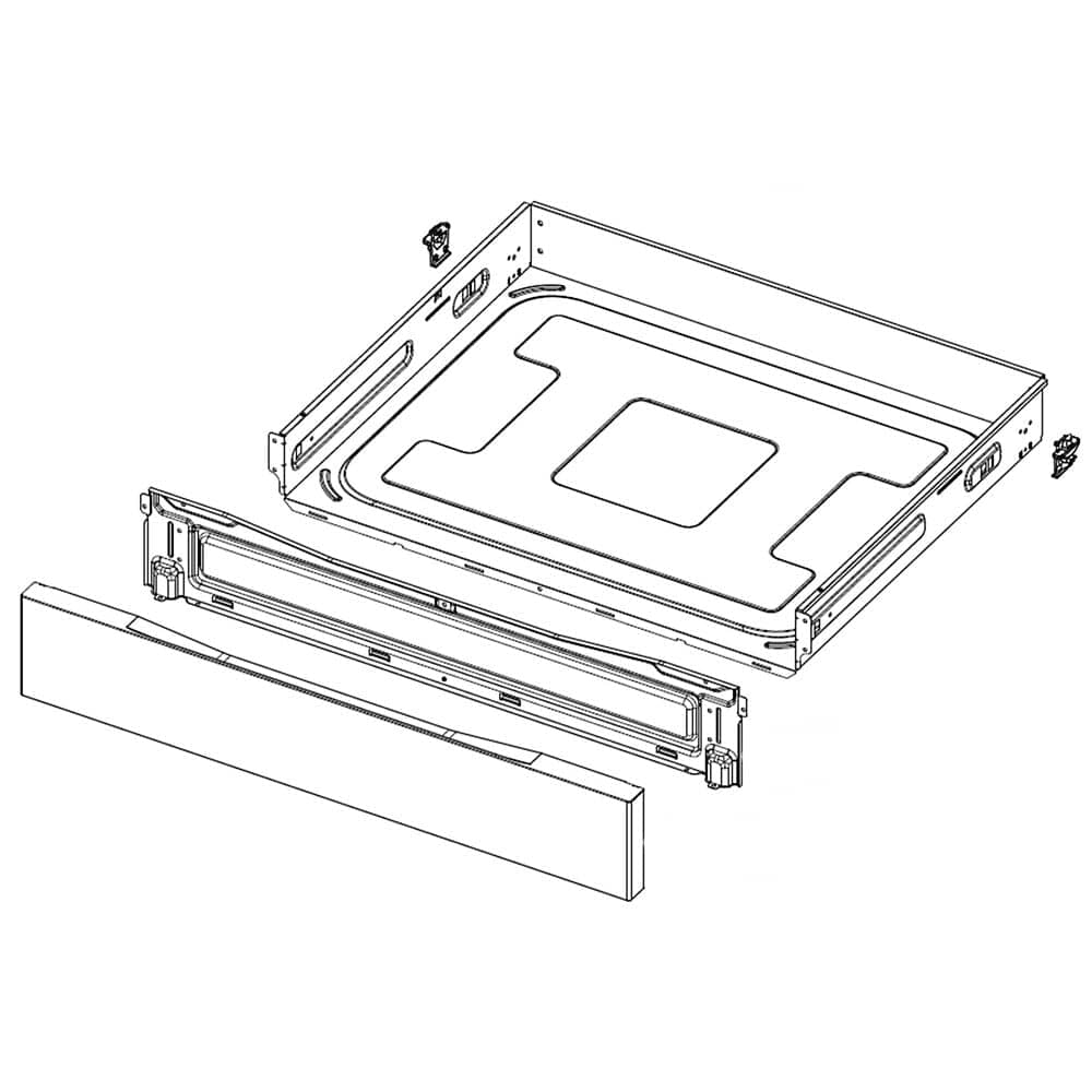 Ensemble de tiroirs de rangement pour cuisinière Samsung DG94-04105C