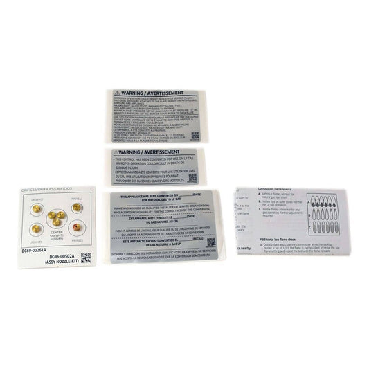 Kit de conversion pour table de cuisson au gaz Samsung DG96-00502A