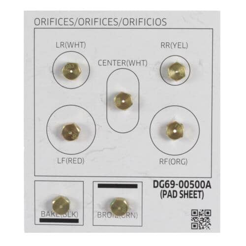 Kit de buse d'assemblage DG96-00858A