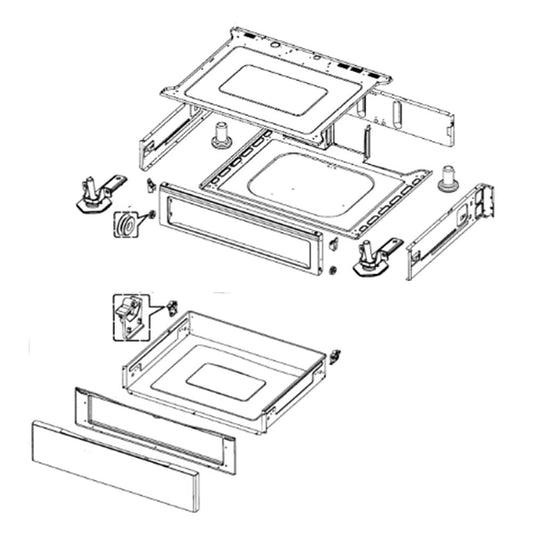 Samsung DG97-00117S Main Drawer