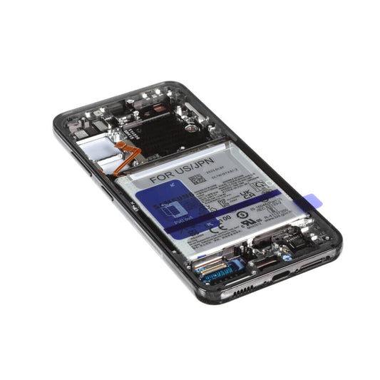 Samsung Mobile Galaxy S23 SVC Complete LCD Display Screen with Frame (Phantom Black) - GH82-30749A