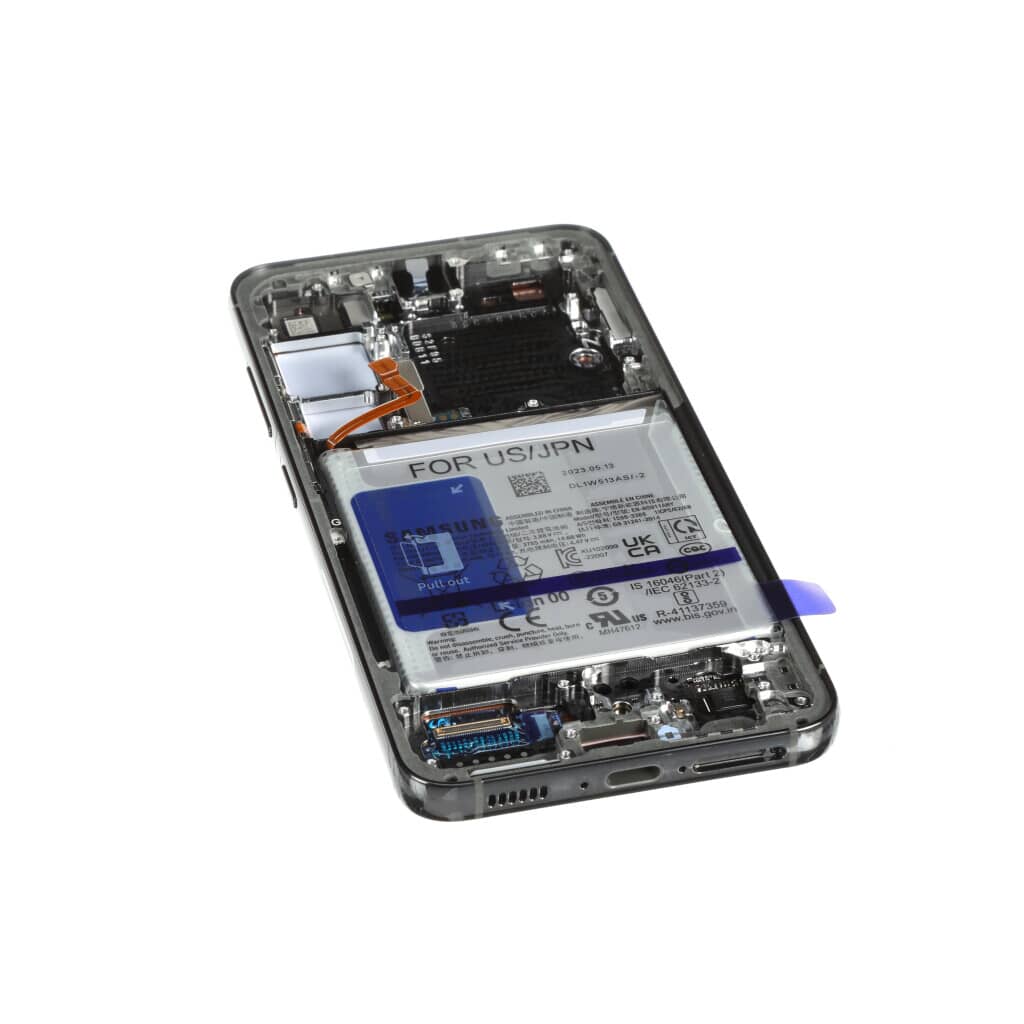 Samsung Mobile Galaxy S23 SVC Complete LCD Display Screen (Lime) - GH82-30749E