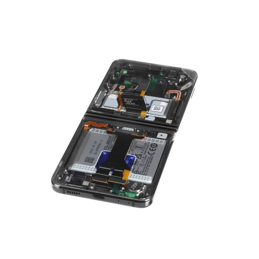 Samsung Mobile Galaxy Z Flip5 SVC Complete LCD Display Screen with Frame (Graphite) - GH82-31825A