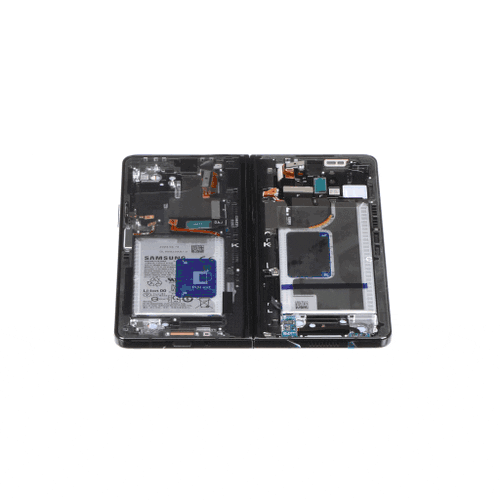 Samsung Mobile Galaxy Z Fold5 SVC Complete LCD Display Screen (Phantom Black) - GH82-31928A