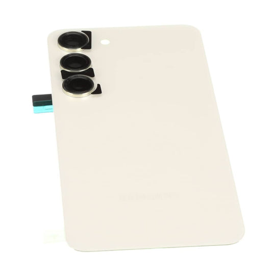 Samsung Mobile Galaxy S23 Glass Back Cover Assembly (Cream) - GH97-28403B