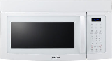 Four à micro-ondes à hotte intégrée Samsung SMH8165W/XAA de 1,6 pi³