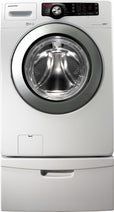 Laveuse à chargement frontal Samsung WF220ANW/XAA de 27 po (capacité : 4,0 pi³)