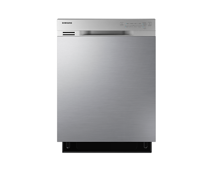 Samsung DW80J3020US/AC 24-Inch Front Control Built-in Dishwasher With Stainless Steel Tub - Stainless Steel