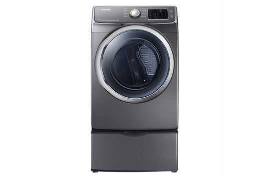 Samsung DV438AER/XAA Dryer - Advanced Large Capacity Electric Dryer with Steam Refresh