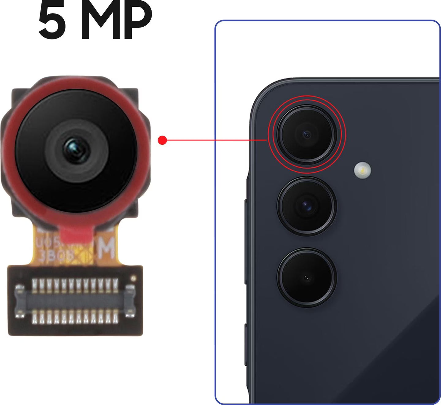 Samsung Mobile Galaxy A15 Ultra-Wide Camera Assembly GH96-16605A