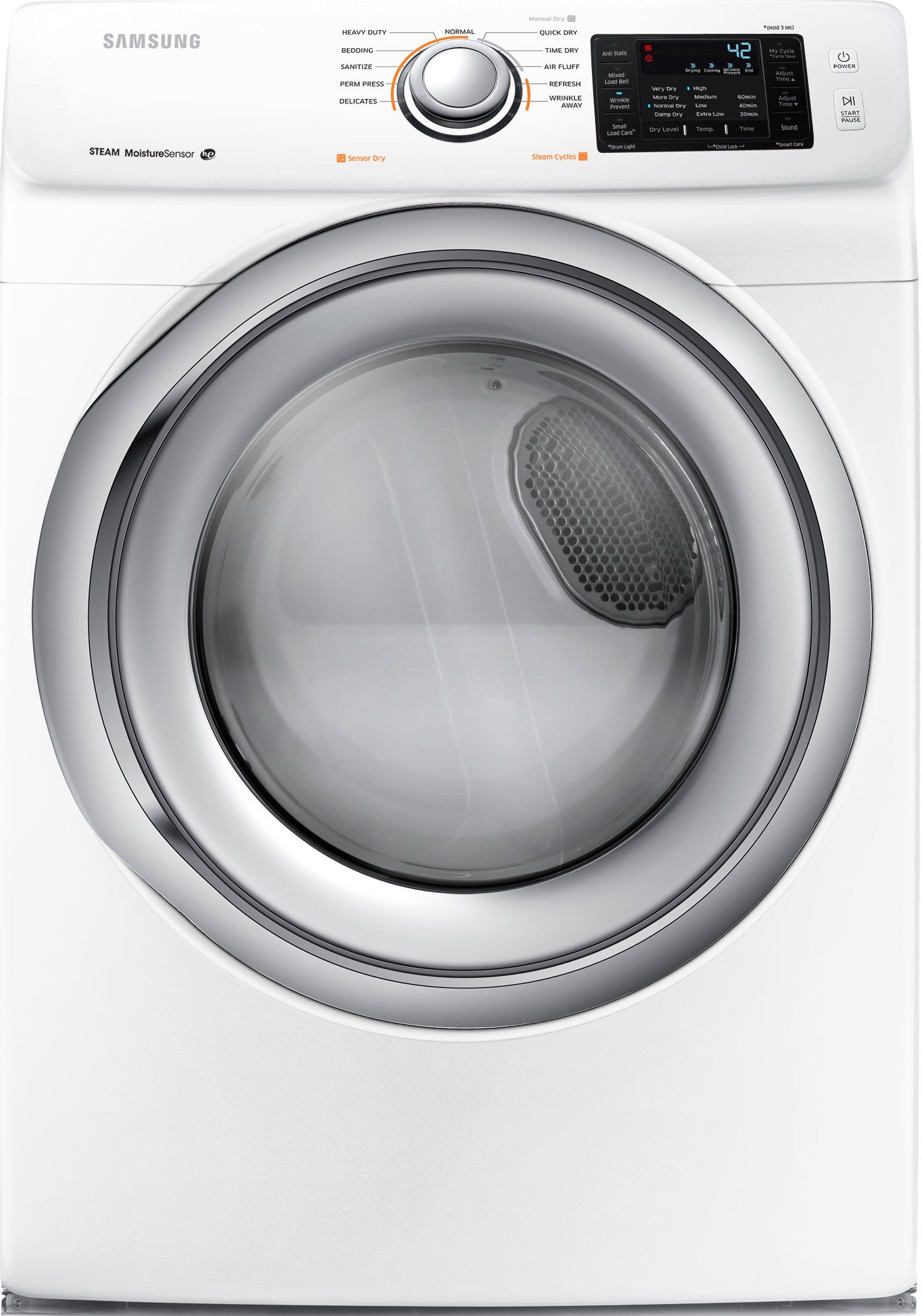 Samsung DV42H5200EW/A3 7.5 Cu. Ft. 11-Cycle Electric Dryer