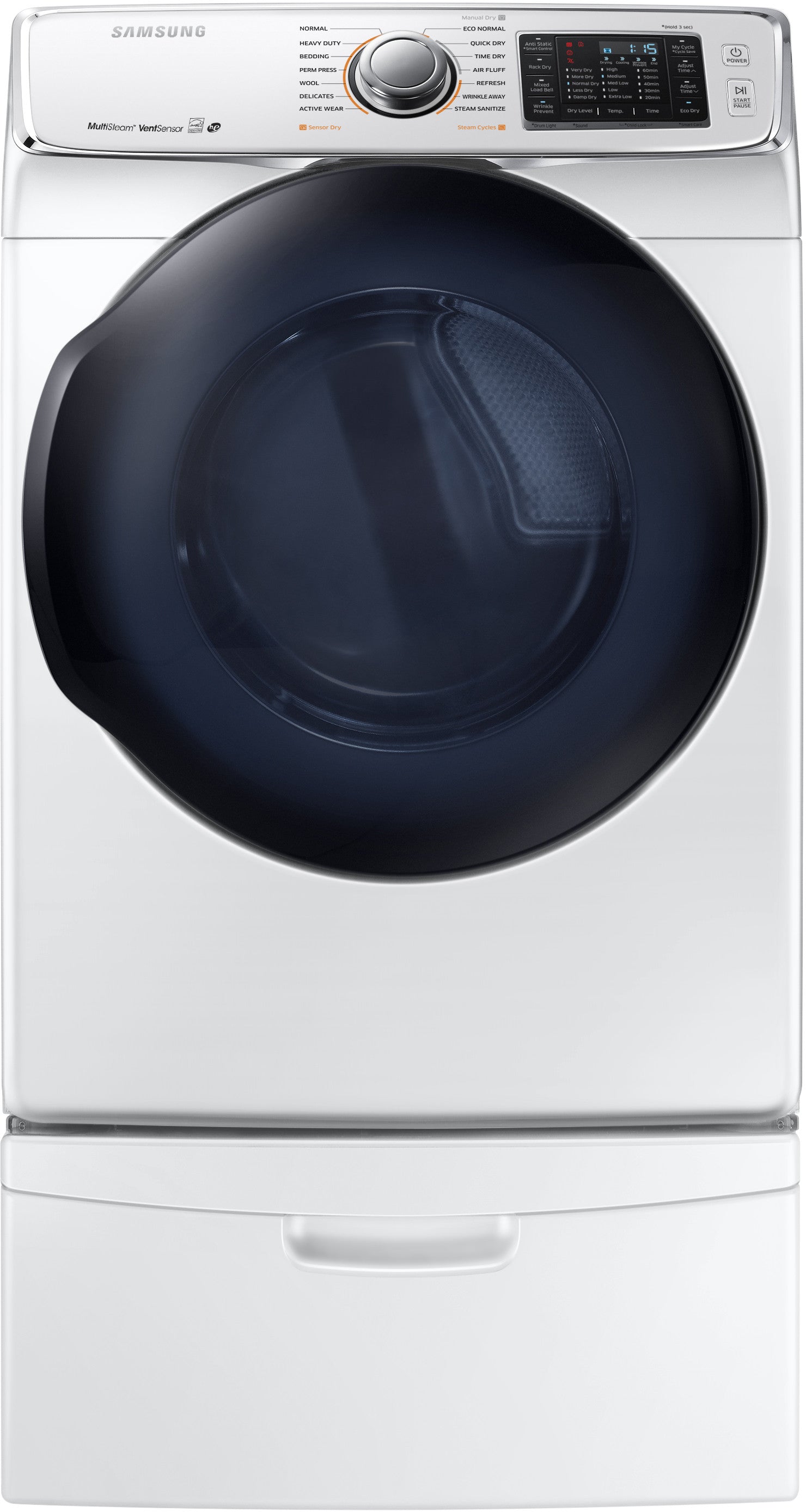 Samsung DV50K7500EW/A3 7.5 Cu. Ft. 14-Cycle Electric Dryer