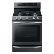 Cuisinière à gaz autonome Samsung NX58M6650WG/AA de 5,8 pi³ à convection véritable