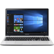 Samsung NP500R5LM02US : ordinateur portable professionnel hautes performances avec lecteur d'empreintes digitales et fonctionnalités de sécurité intelligentes.