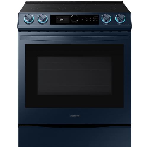 Samsung NE63A8711QN/AA 6.3 Cu. Ft Bespoke Smart Slide-in Electric Range