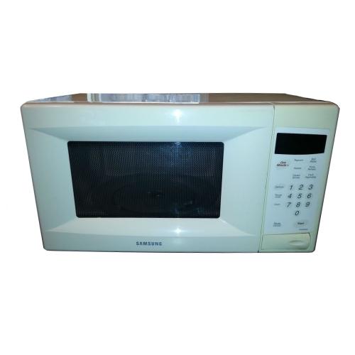Samsung MW8572W: Smart Microwave with Inverter Technology and Steam Cooking Function.