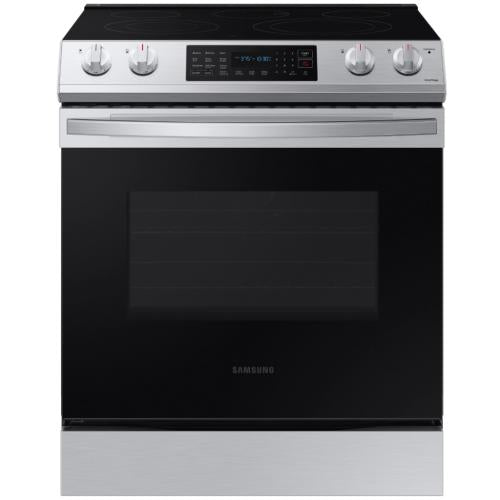 Cuisinière électrique intelligente encastrable Samsung NE63T8311SS/AA de 6,3 pi³ avec convection