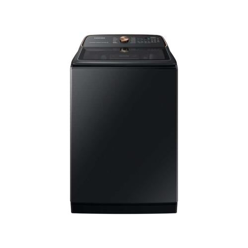 Samsung WA55A7700AV/US 5.5 Cu. Ft. Extra-large Capacity Smart Top Load Washer With Auto Dispense System In Brushed Black