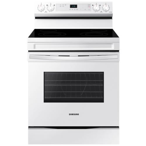 Cuisinière électrique autonome intelligente Samsung NE63A6111SW/AA de 6,3 pi³