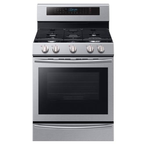 Samsung NX58M6650WS/AA 5.8 Cu. Ft. True Convection With Steam Gas Range