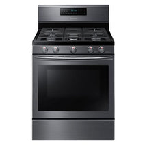 Cuisinière à gaz autonettoyante Samsung NX58J5600SG/AA de 5,8 pi³
