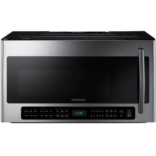 Four à micro-ondes Samsung ME20H705MSB/AA de 2 pi³ avec hotte intégrée
