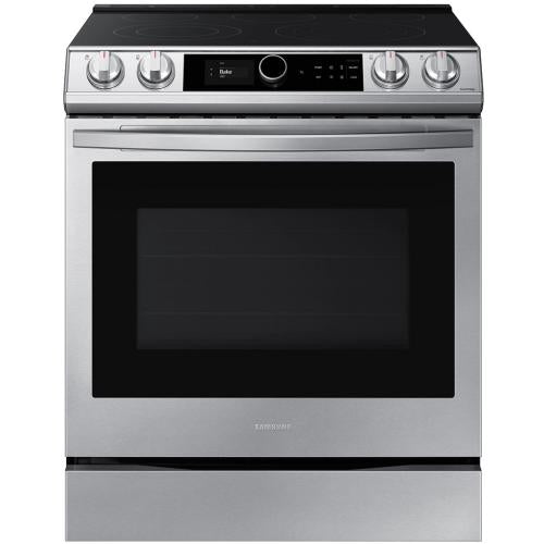 Cuisinière électrique encastrable intelligente Samsung NE63T8711SS/AA de 6,3 pi³ avec cadran intelligent et friteuse à air