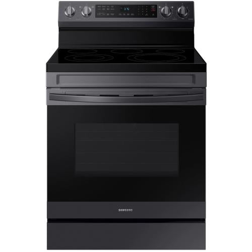 Cuisinière électrique autonome intelligente Samsung NE63A6511SG/AA de 6,3 pi³, en acier inoxydable noir