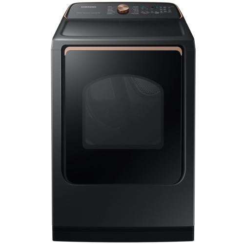 Samsung DVE55A7700V/A3 7.4 Cu. Ft. Smart Electric Dryer With Steam Sanitize+ In Brushed Black