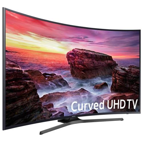 Téléviseur LED intelligent incurvé 4K Ultra HD Samsung UN55MU6490FXZA de 55 pouces