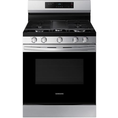 Samsung NX60A6311SS/AA 6.0 Cu. Ft. Smart Freestanding Gas Range In Stainless Steel