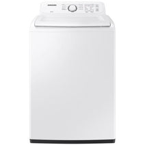 Laveuse à chargement par le haut Samsung WA41A3000AW/A4, capacité de 4,1 pi³, avec couvercle à fermeture douce et 8 cycles de lavage, blanche