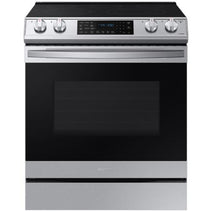 Cuisinière électrique intelligente encastrable Samsung NE63T8511SS/AA de 6,3 pi³ avec friteuse à air