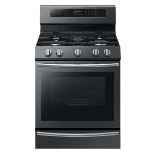 Samsung NX58M6650WG/AA 5.8 Cu. True Convection Ft. Freestanding Gas Range