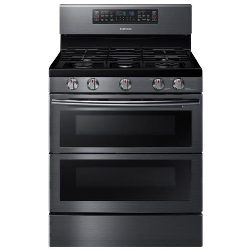 Cuisinière à gaz autonome Samsung Flex Duo de 5,8 pi³ avec double porte (NX58K7850SG/AA)